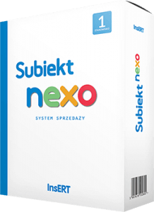 Insert Subiekt NEXO 1 st